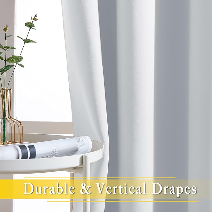 NICETOWN Patio Door Curtain Vertical Blinds, Grommet Top Room Divider Curtain