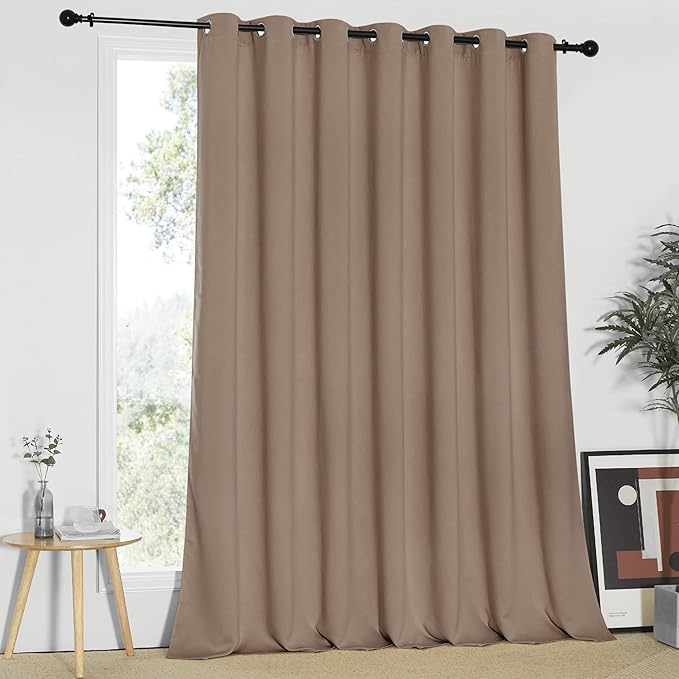NICETOWN Patio Blind Blackout Curtain Panels