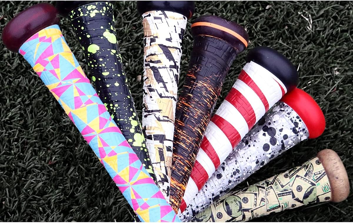 Vulcan Bat Grip - 0.50mm/1.00mm/1.75mm | Baseball & Softball | Available in Multiple Colors