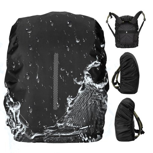 K&F Concept Waterproof Backpack Rain Cover with Reflective Strip, Waterproof Ultralight Backpack Cover for Hiking, Camping, Biking, Outdoor, Traveling