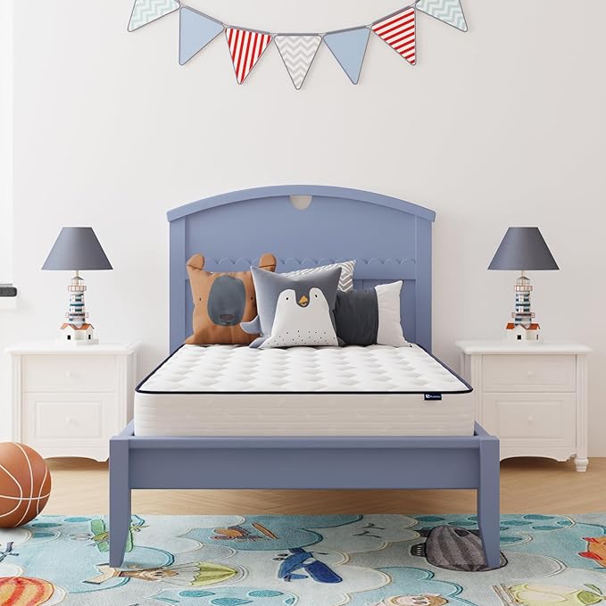 Avenco 8 Inch Full Mattress, Mattresses in a Box, Medium Soft, Breathable Fabric Cover & Adaptive Support, CertiPUR-US Certified, Full Size Mattress in Guest and Kids Bedroom