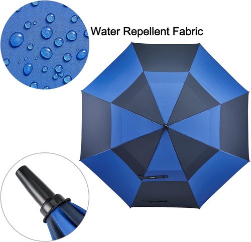 G4Free Golf Umbrella - Oversized 68-Inch Double Canopy, Windproof & Waterproof Design