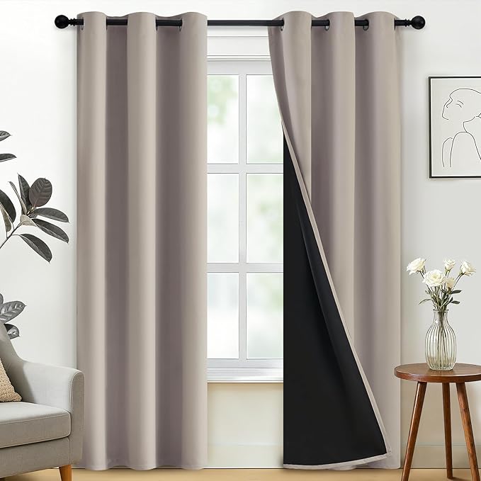 SimpleHome 100% Blackout Curtains