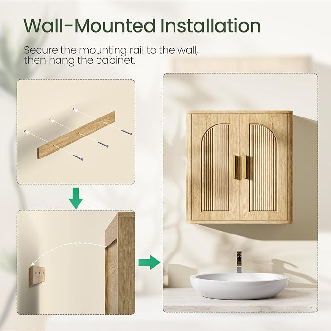 CHOEZON Bathroom Wall Cabinet, Bathroom Storage Cabinet, Medicine Cabinet