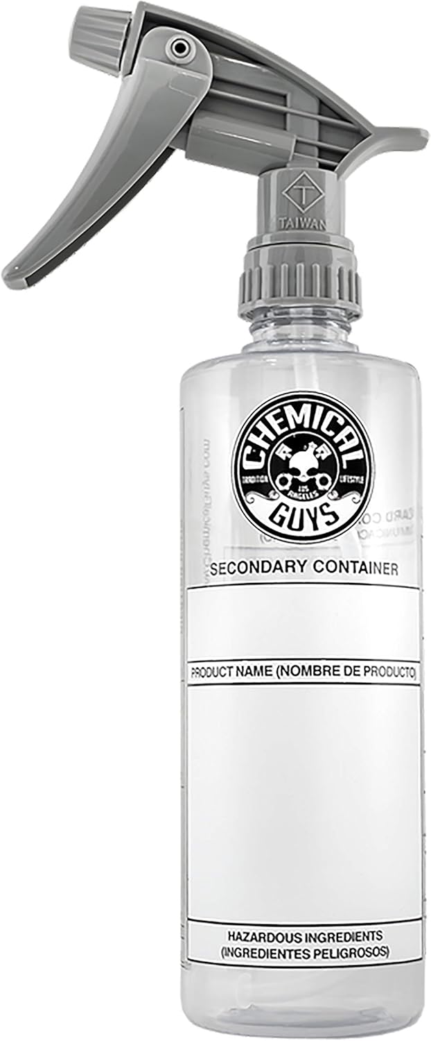Chemical Guys ACC_121.32HD Chemical Resistant Heavy Duty Bottle and Sprayer, 32 oz