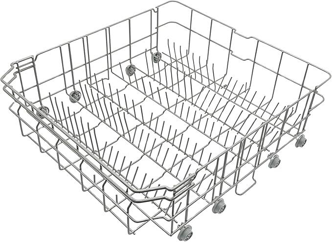 DD82-01384A DD81-02295A Dishwasher Lower Dishrack Assembly Dishrack Basket for Samsung Dishwashers DW80R2031US, DW80R2031UG, DW80N3030US, DW80N3030UB, DW80N3030UW, DW80M2020US
