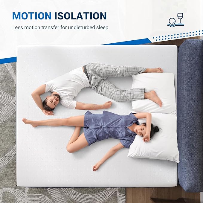 Avenco 12 Inch Full Mattress in a Box with Comfort Memory Foam for Pain Relief & Guestroom Sleep