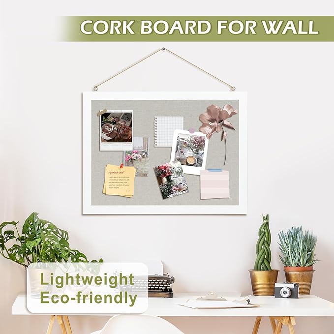 2-Pack Double-Sided Cork Board