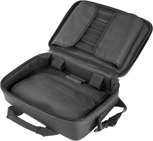 Double Range Pistol Bag - VISM Tactical Firearm Case for Handguns & Accessories
