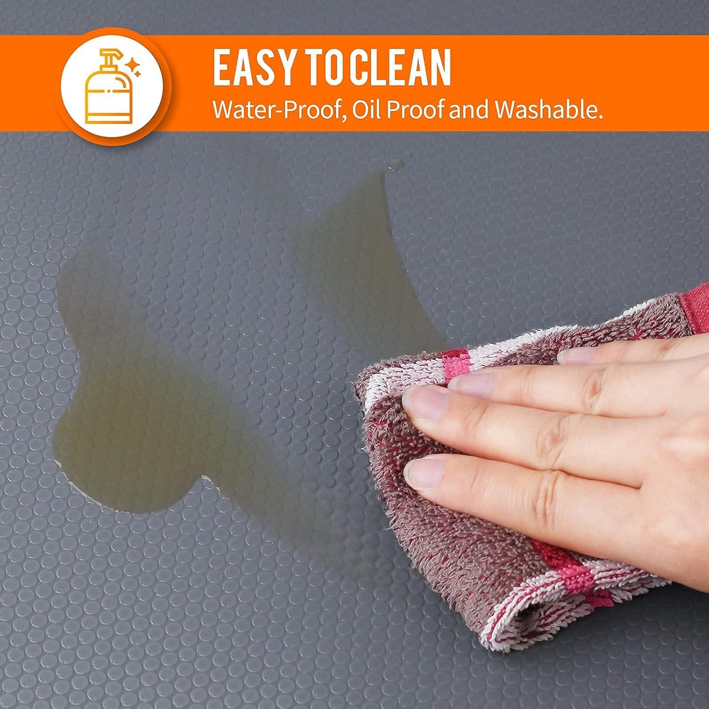Shelf Liners for Kitchen Cabinets Non-Slip Drawer Liner Non Adhesive Cupboard Mat EVA Material Refrigerator Mats Fridge Liner Washable for Shoerack, Storage and Desks 11.8 x 118 Inches