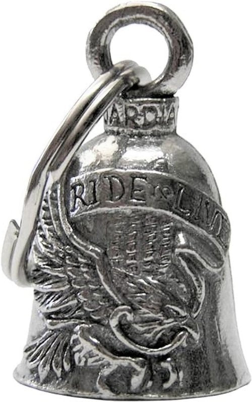 Luck Riding Bell Key Ring - Guardian Live to Ride Motorcycle Accessory