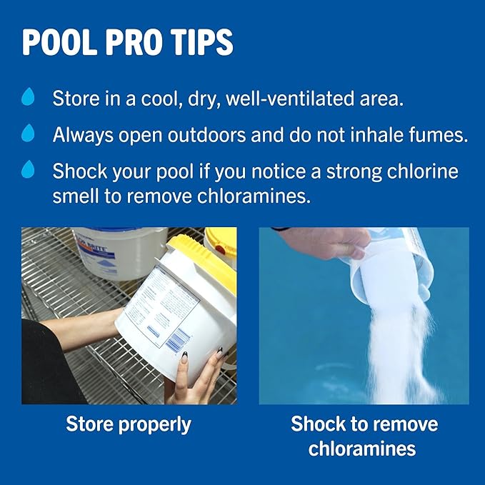 Leslie's 3 Inch Stabilized Chlorine Tablets for Sanitizing Swimming Pools - Individually Wrapped, Slow Dissolving - 90% Available Chlorine - 99% Tri-Chlor - 10 Pounds
