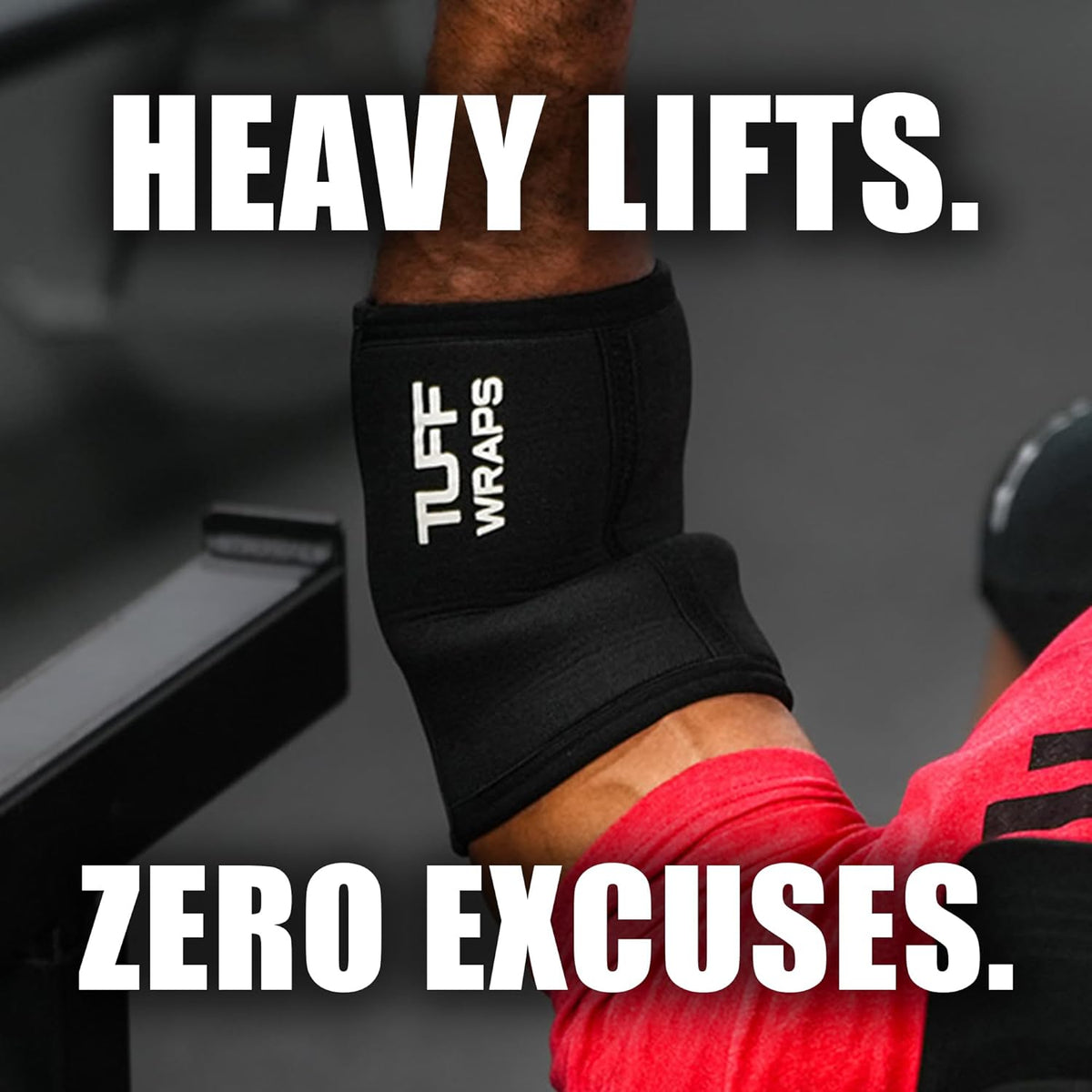 TUFF Elbow Sleeves - 5mm Neoprene Compression Brace for Weightlifting & Powerlifting | Joint Support for Men & Women