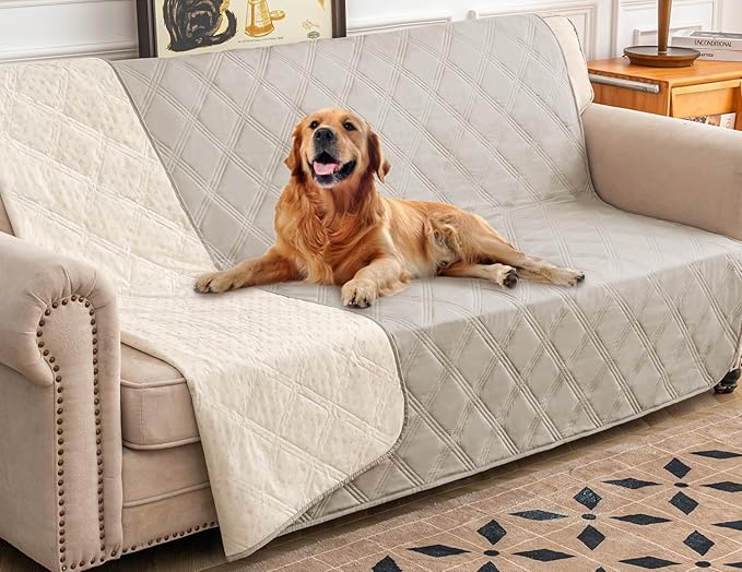 Ameritex Waterproof Dog Bed Cover Pet Blanket with Anti-Slip Back for Furniture Bed Couch Sofa