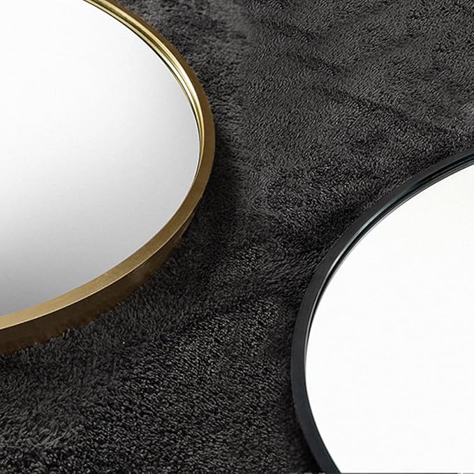 Otlsh 14"48" Arch Wall Mirror, Over The Door, Thin Frame Aluminum Alloy