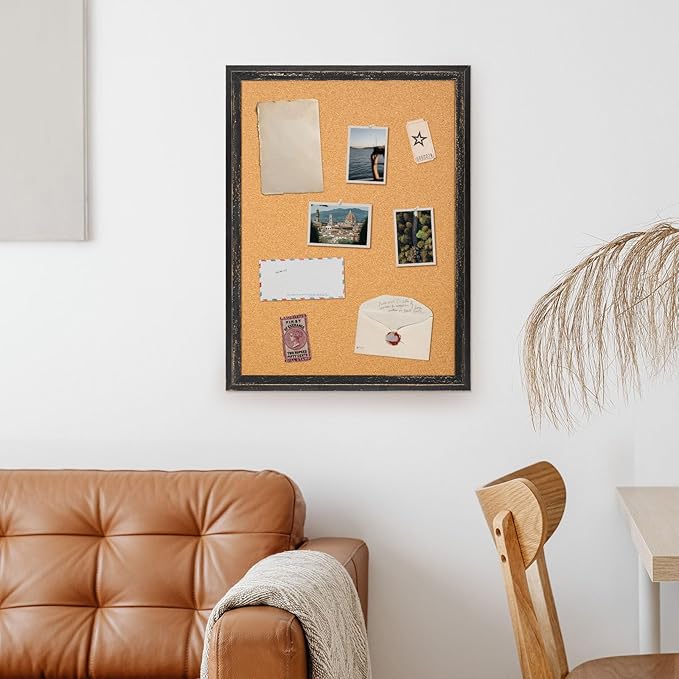 DOLLAR BOSS Cork Board for Office 30 X 20 Inches Cork Boards for Walls Bulletin