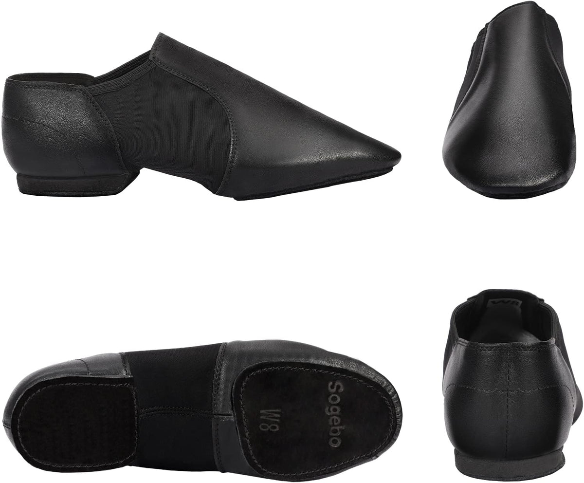 Skiennix Split Sole Jazz Shoes for Kids - Comfortable Dance Footwear for Toddlers to Big Kids