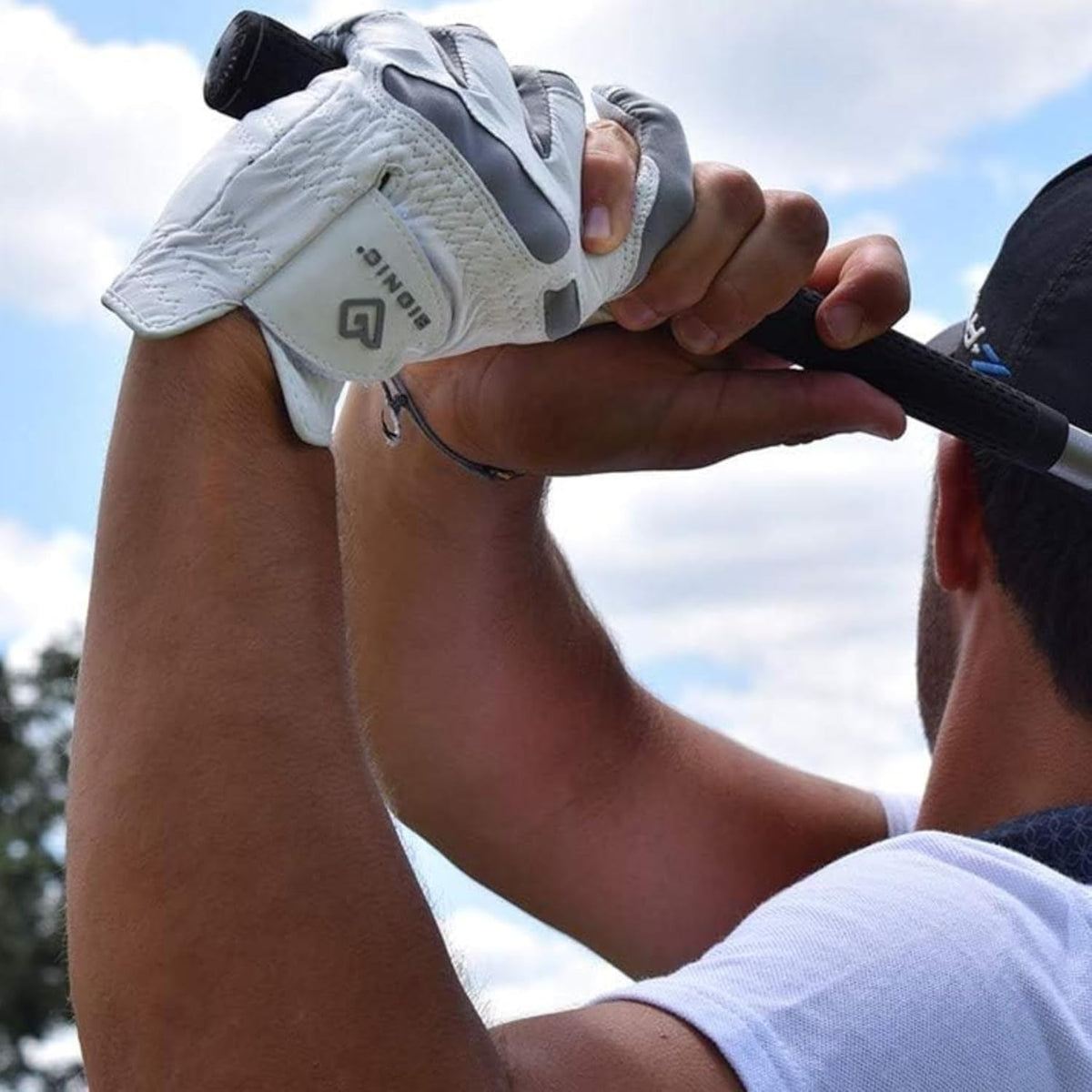 Bionic Golf Glove - Men's Performance Grip Pro - Premium Leather for Enhanced Comfort & Control