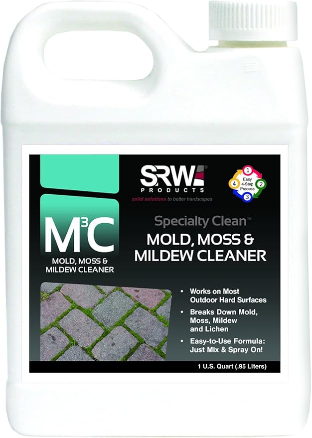 SRW Products Mold Moss and Mildew Outdoor Surface Cleaner (1 Quart)