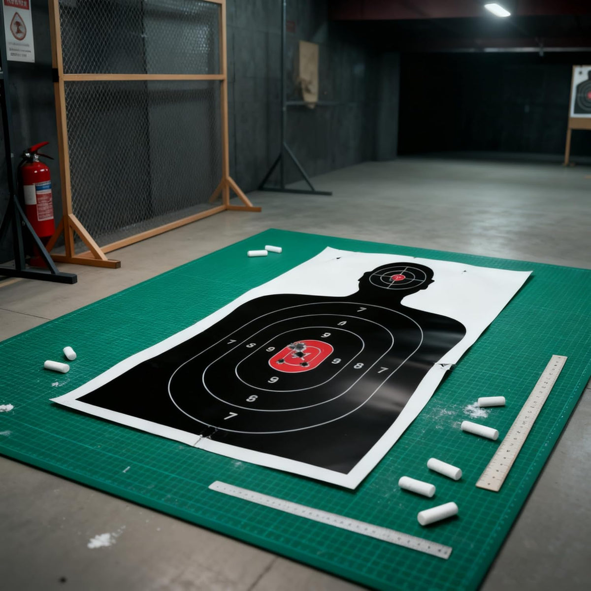 Silhouette Paper Shooting Target - Ideal for Indoor & Outdoor Aiming Practice | 14x22 Inches
