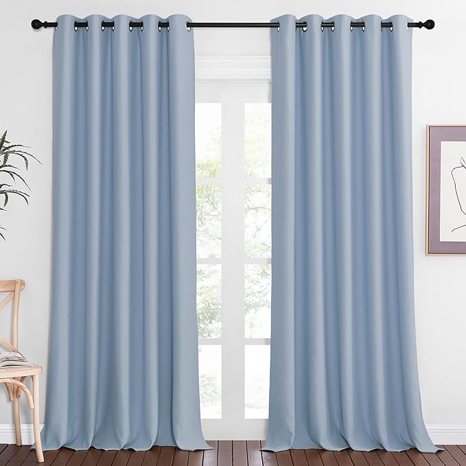 NICETOWN Blackout Curtains 84 Inch Length, Thermal Insulated Curtains
