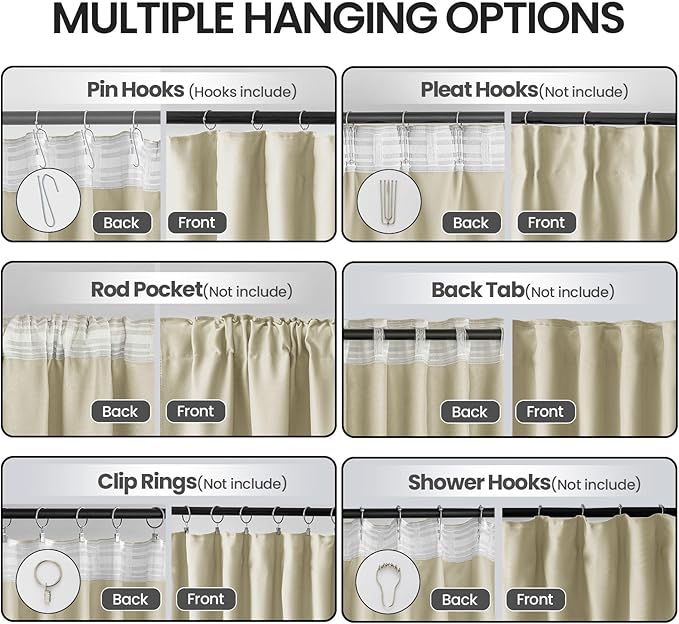 Floor to Ceiling Curtains for Wall Ceiling Mount Track