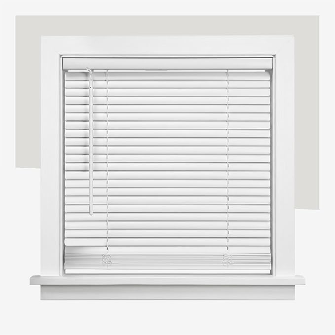 CHICOLOGY Cordless Mini Blinds for Indoor Windows, 30.25" W x 72" H, Light