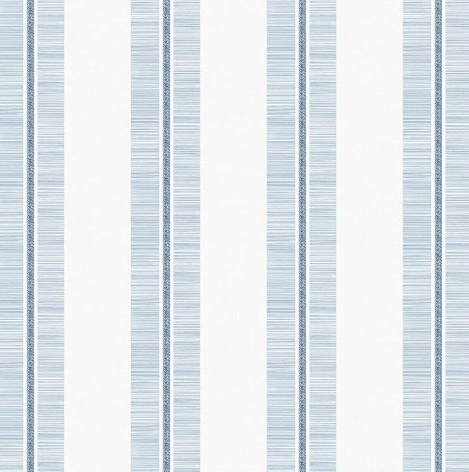 NextWall Beach Towel Stripe Peel and Stick Wallpaper