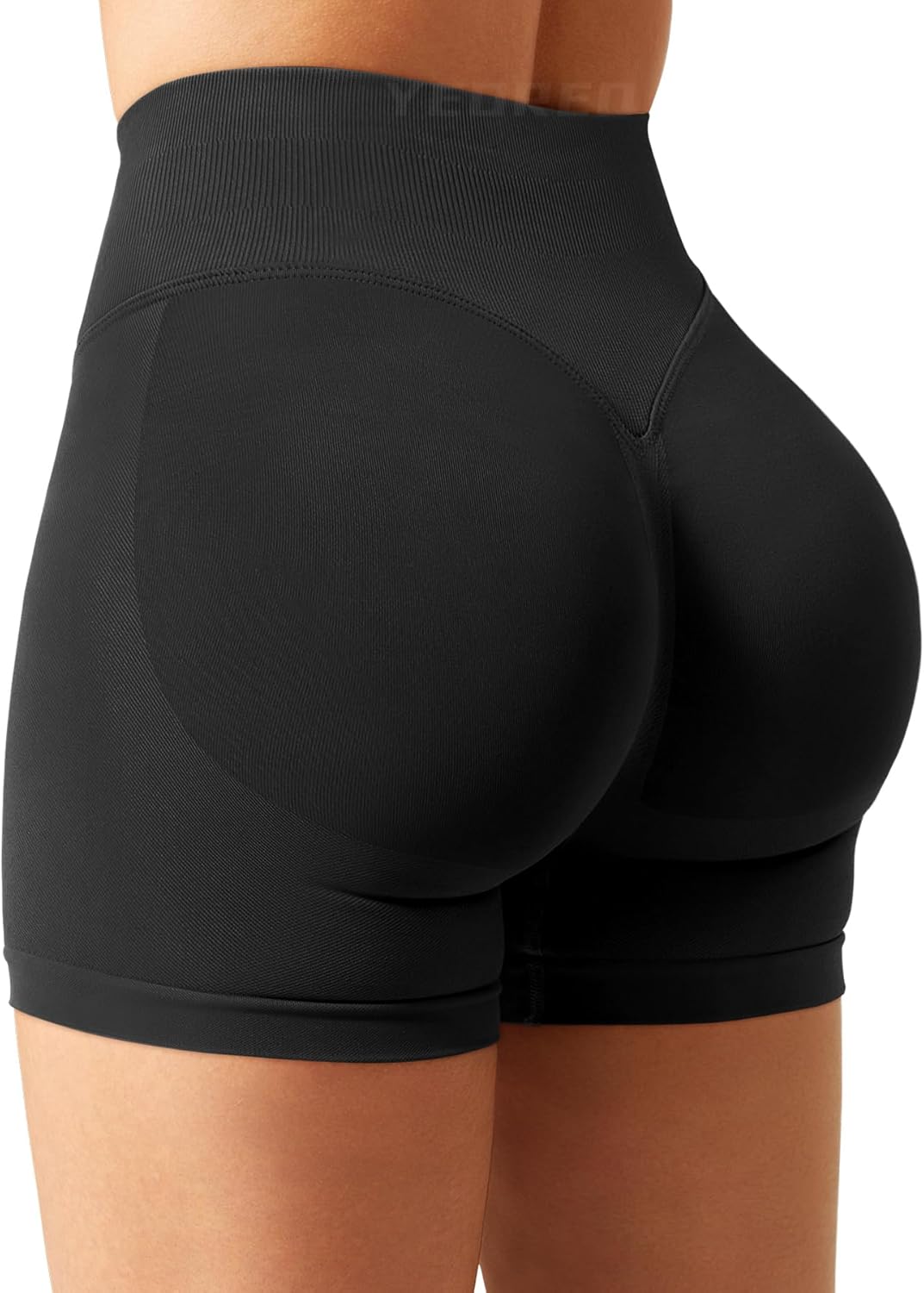 YEOREO SoftHue Women's Workout Gym Shorts - Hidden Scrunch Butt Lifting | Seamless Design, Multiple Lengths
