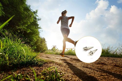AUGSUN 120pcs Stainless Steel Track and Cross Country Spikes with Spike Wrench, Replacement Spikes for Sprint Sports Short Running Shoes
