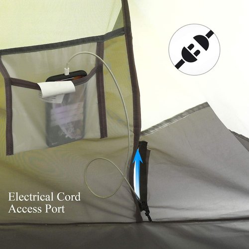 6 Person Easy Pop Up Tent,12.5’ x 8.5‘ x53.5,Automatic Setup,Waterproof, Double Layer,Instant Family Tents for Camping,Hiking & Traveling