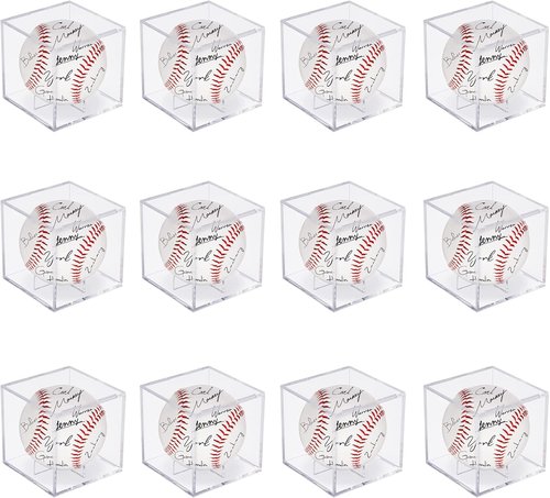 Baseball Display Case by 12Pack - UV Protected Acrylic Holder for Autographed Balls | Perfect for Memorabilia