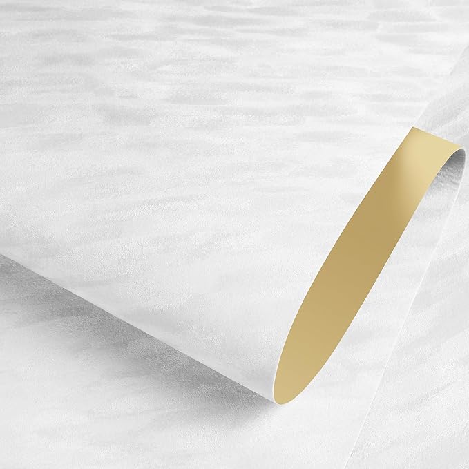 ReWallpaper 30in x 16.5ft White Peel and Stick Wallpaper Removable Velvet