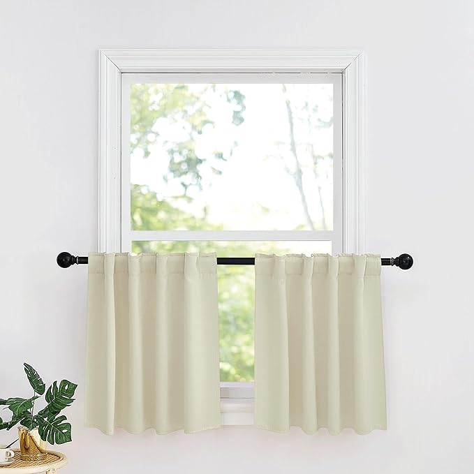 RYB HOME Small Window Curtains