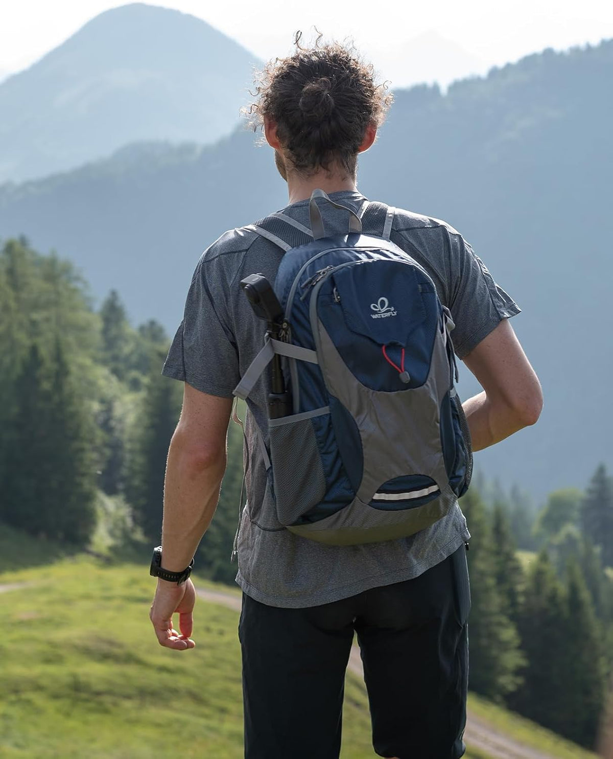 WATERFLY Lightweight 30L Packable Hiking Backpack - Ultralight Travel Daypack for Men & Women