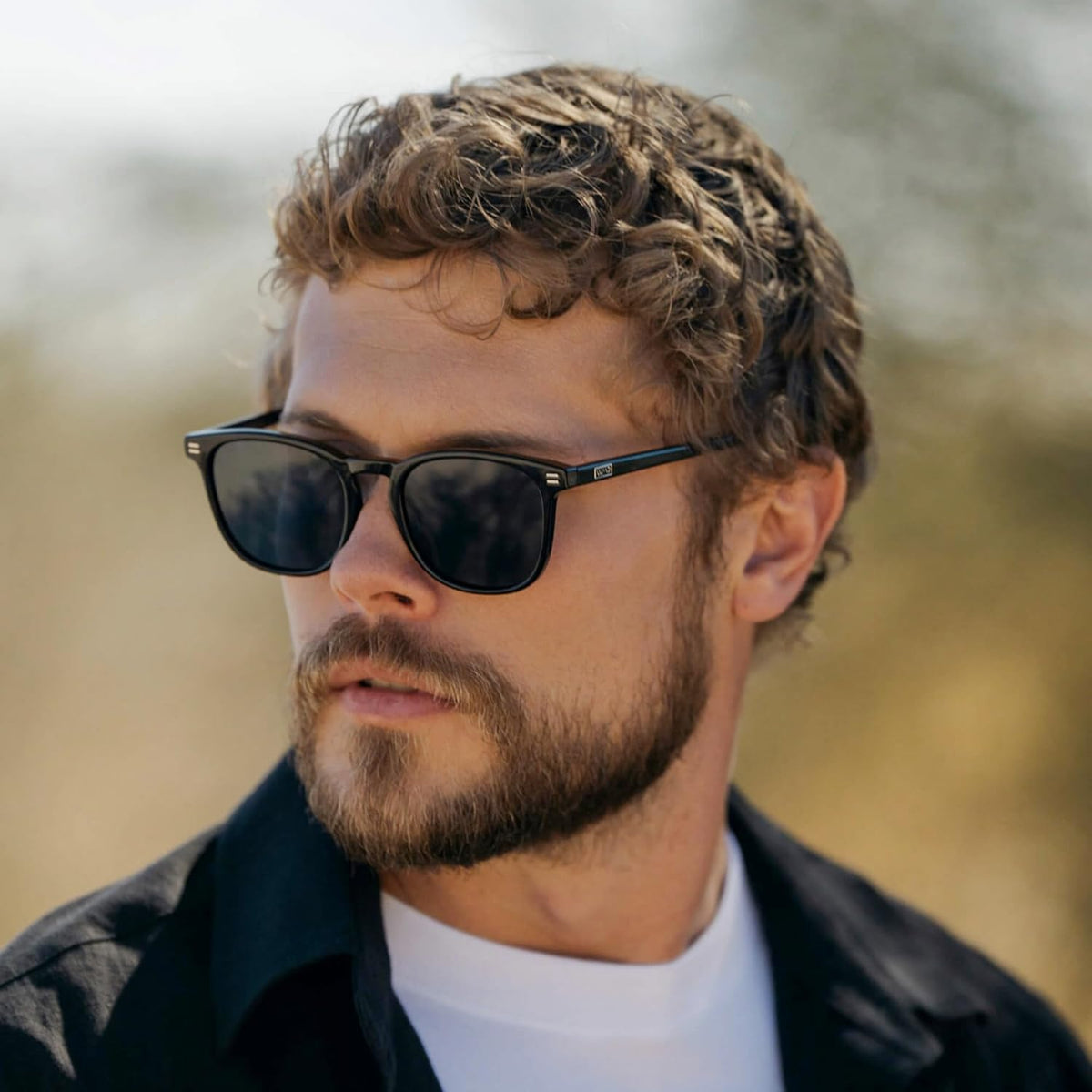 WearMe Pro WMP Eyewear - Men's Polarized Modern Rounded Square Sunglasses | UV Protection