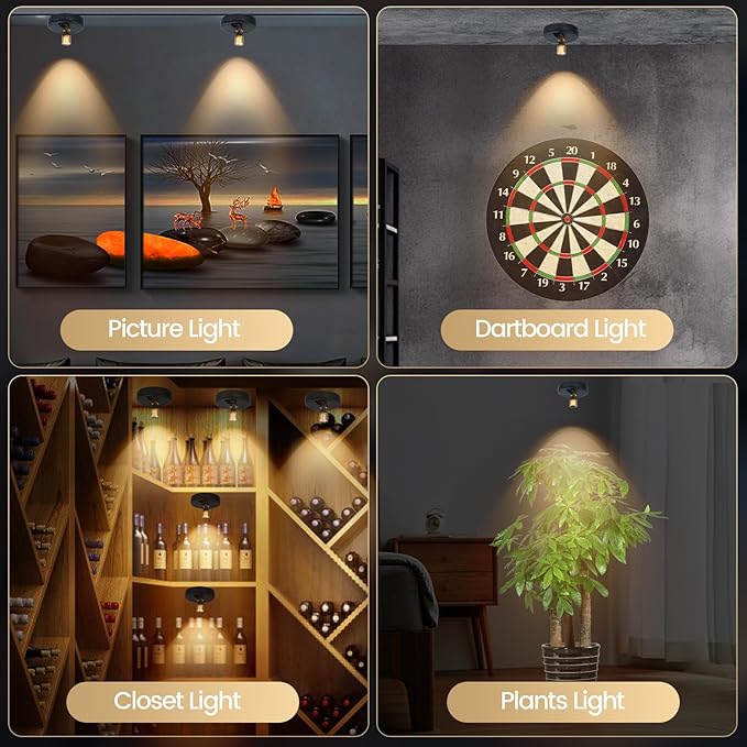 HAMVIDNE LED Spotlight, Rechargeable Battery Spot Lights