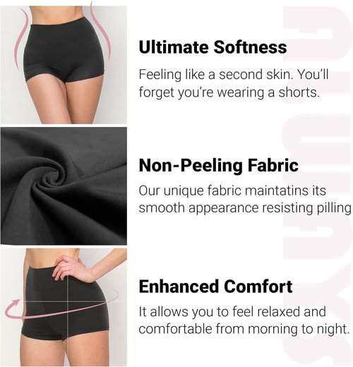 ALWAYS Yoga Shorts for Women - High Waisted Biker Shorts for Yoga, Running & Comfort | Anti-Chafing Design