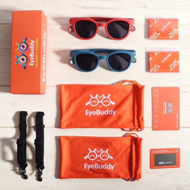 EYEBUDDY Kids Toddler Sunglasses Age 2-4/3-5 Boys Girls Polarized UV Protection Sun Glasses for Age 2-8