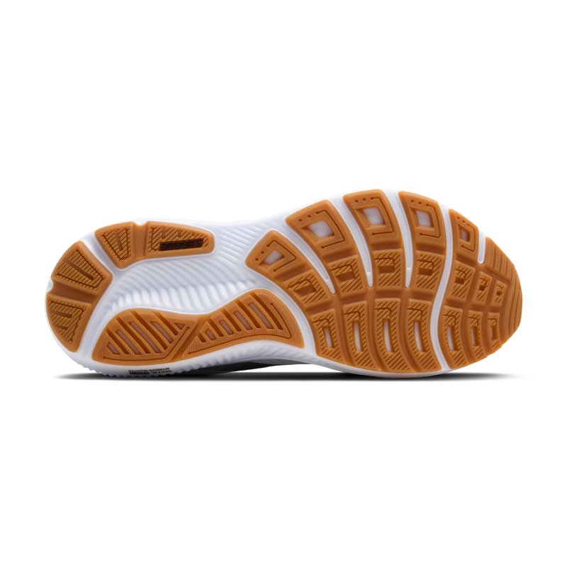 Brooks Men’s Ghost 17 Neutral Running Shoe - White/Black/Tea - 11.5 Medium
