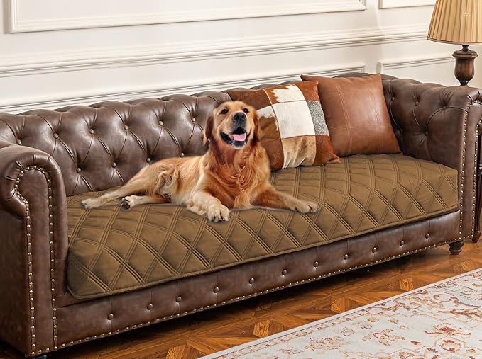 Ameritex Waterproof Dog Bed Cover Pet Blanket with Anti-Slip Back for Furniture Bed Couch Sofa