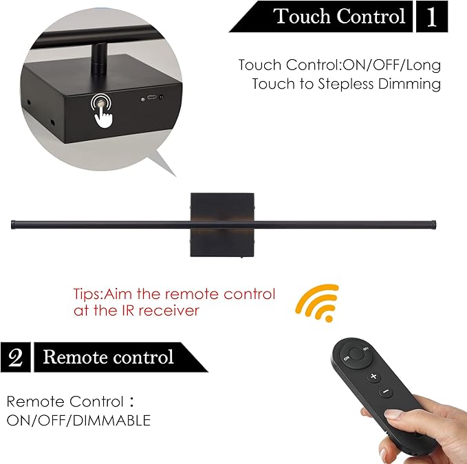 KARTOOSH Battery Operated Wall Sconces