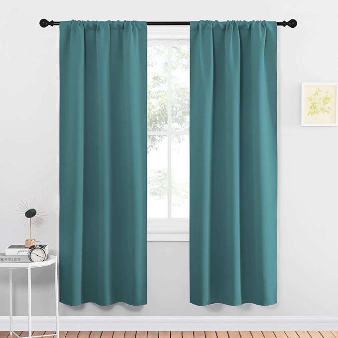 NICETOWN Blackout Curtains for Living Curtains, Three Pass Microfiber Noise