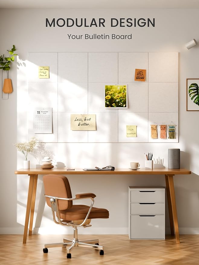 Bumusty Large Cork Board 36" x 24" Alternative