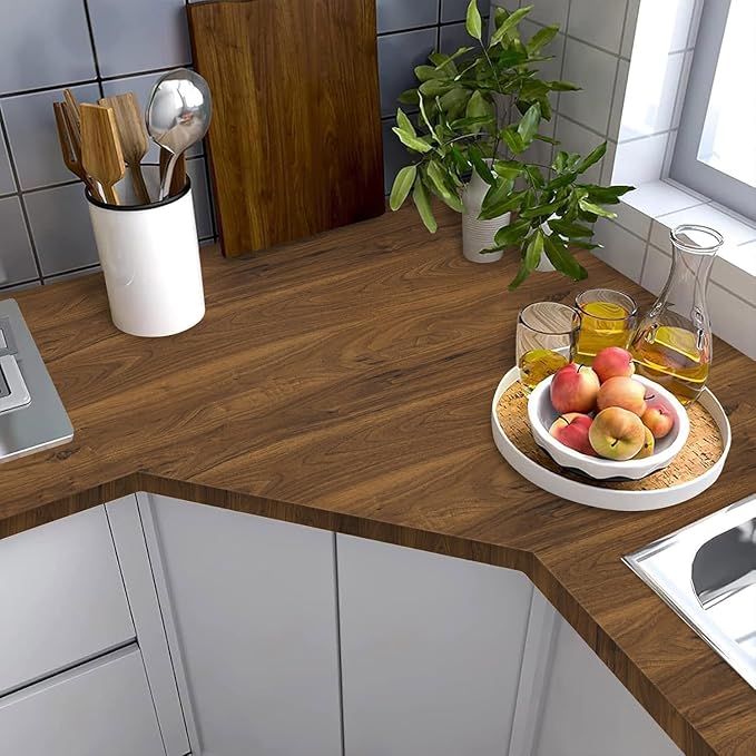 Abyssaly Wood Contact Paper, Self Adhesive Waterproof Wall Paper