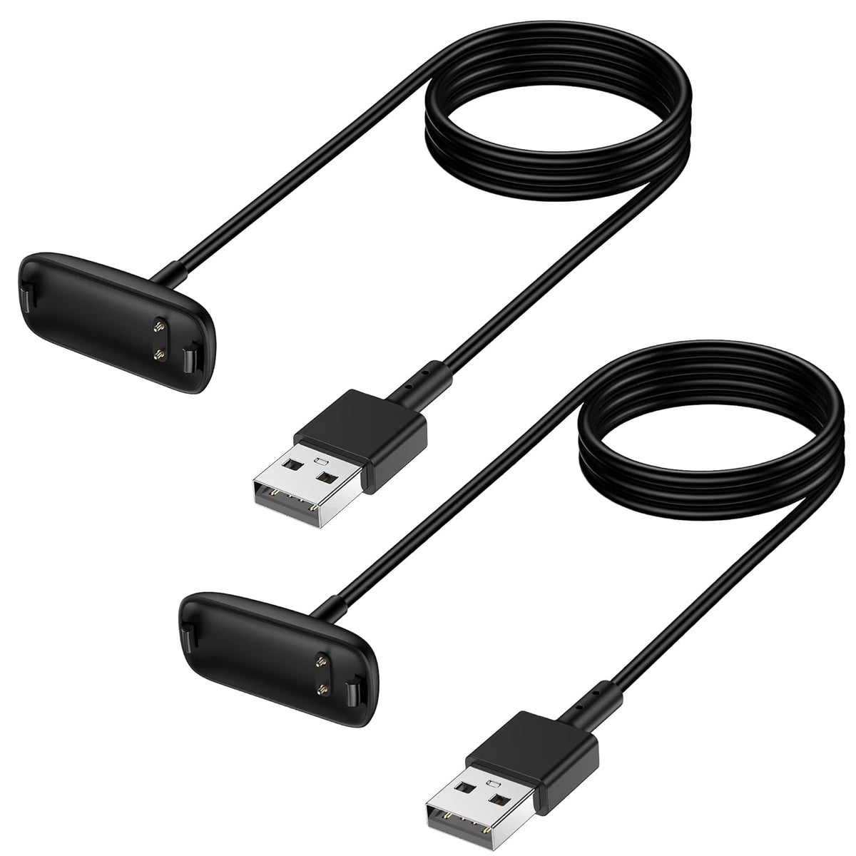 Fitbit Charger Cable - Replacement for Inspire 3 | 2 Pack, 3.3 Ft Length