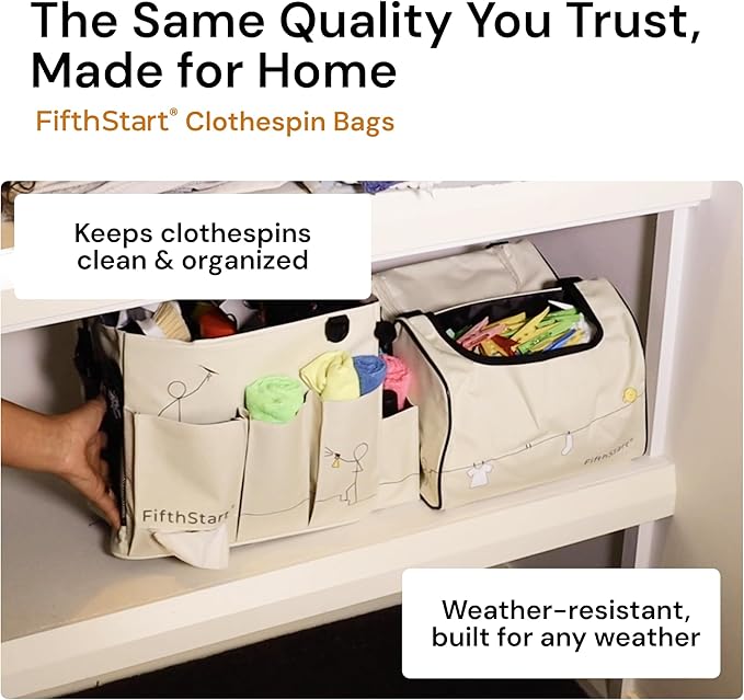 FifthStart Cleaning Caddy Organizer with Handle & Waist/Shoulder Straps - 9 Compartments & Mesh Base - Portable Cleaning Supply Caddy with Waste Bag Dispenser (Beige Floar, Large)