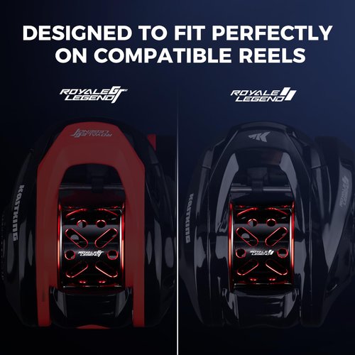 KastKing Royale Legend Fishing Reel, Ultra-Light Aluminum Spool, Corrosion Resistant, Shallow Compatible With Royale Legend II/GT Baitcasting Reels, Black