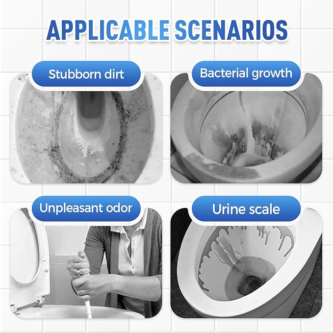 2025 Upgraded Foam Toilet Cleaner, New Powerful Toilet Bowl Cleaner, Advanced Bathroom Cleaner for Home, Powerful Instant Bowl Cleaners for Toilets Squatting Pans (2)