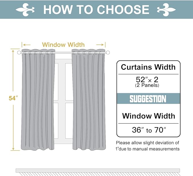 ChrisDowa Grommet Blackout Curtains